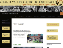 Tablet Screenshot of catholicoutreach.org